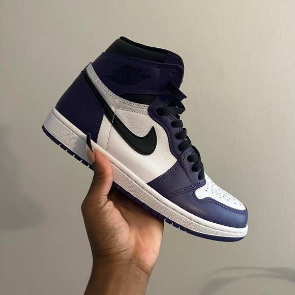 Court Purple Jordan 1s